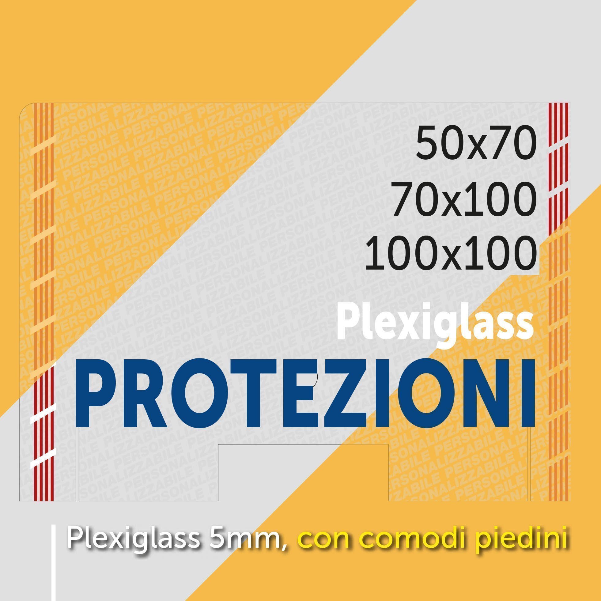 Protezioni per banchi in plexyglass