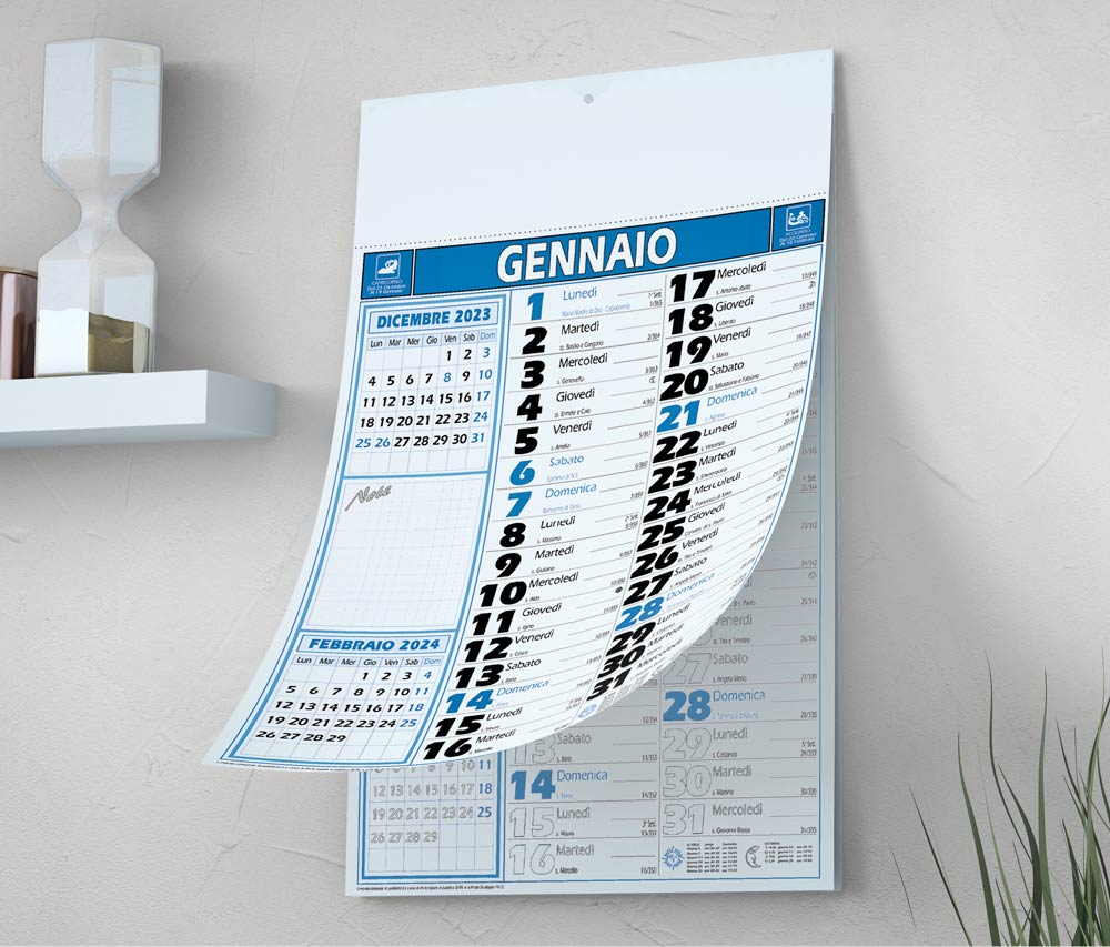 Calendario da muro olandese personalizzabile 24D0770