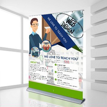 Roll up grande stampa online